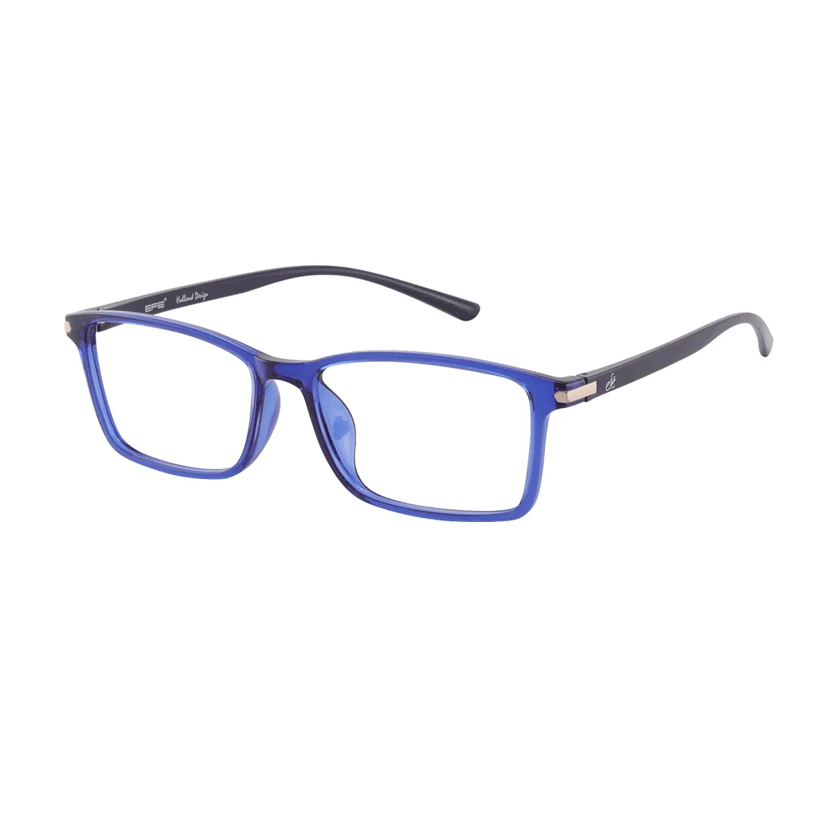 Agiss - Rectangle Blue Glasses for Men & Women