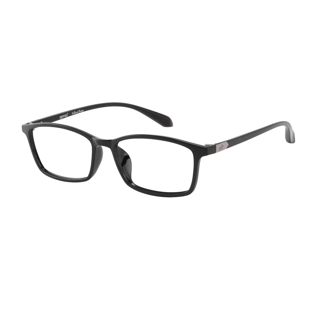 Fair - Rectangle Black Glasses for Men & Women - EFE