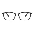 Fair - Rectangle Black Glasses for Men & Women