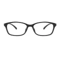 Daly - Oval Black Glasses for Women