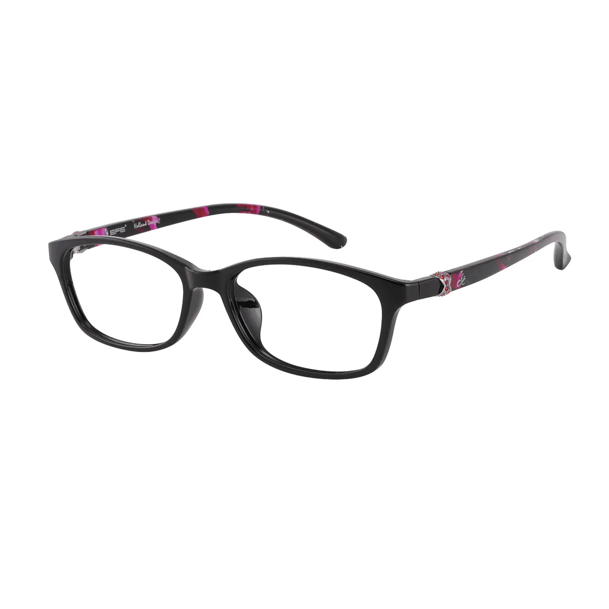 Daly - Rectangle Camouflage-pink Glasses for Women - EFE