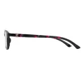 Daly - Oval Camouflage-pink Glasses for Women