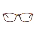 Bledsoe - Rectangle Tortoiseshell Glasses for Men & Women