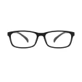 Tilley - Rectangle Black Glasses for Men & Women