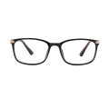 Gertie - Square Black Glasses for Women