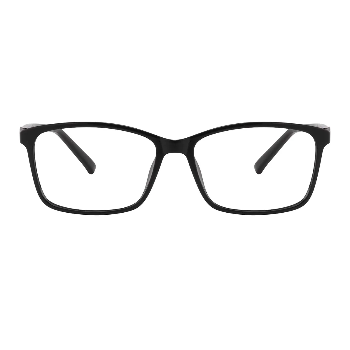 Classic Rectangle Black  Eyeglasses for Women & Men