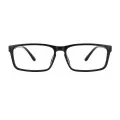 Steiner - Rectangle Black Glasses for Men & Women