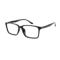 Amey - Rectangle Black Glasses for Men