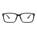 Amey - Rectangle Black Glasses for Men