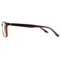 Amey - Rectangle Brown Glasses for Men