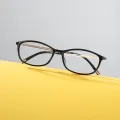 Reba - Oval Black Glasses for Women