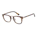 Fabian - Rectangle Tortoiseshell Glasses for Men & Women