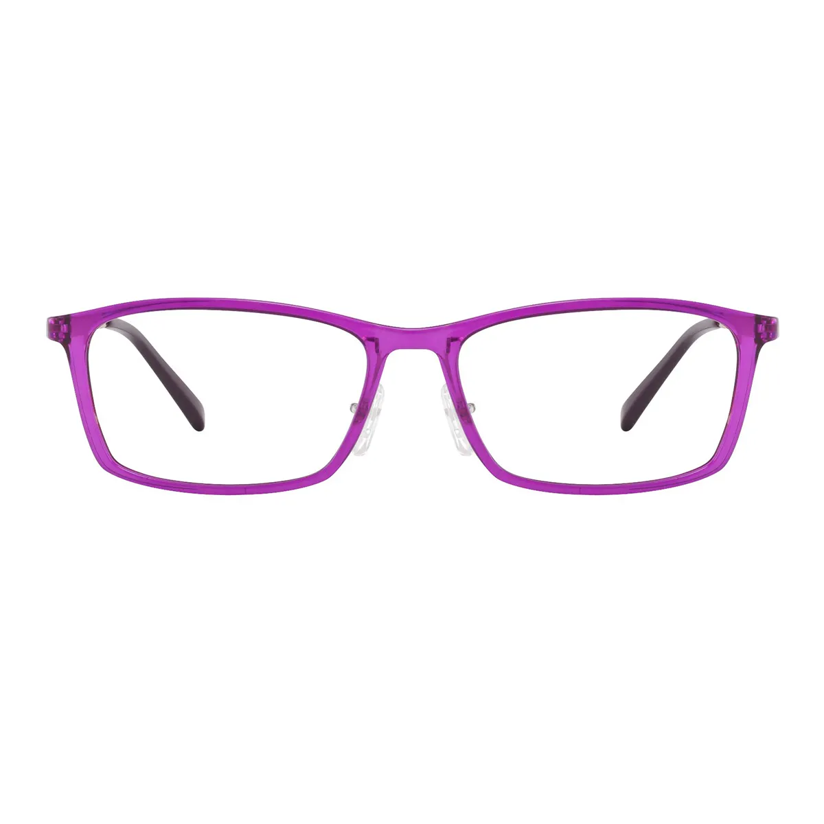 Classic Rectangle Purple  Eyeglasses for Women & Men
