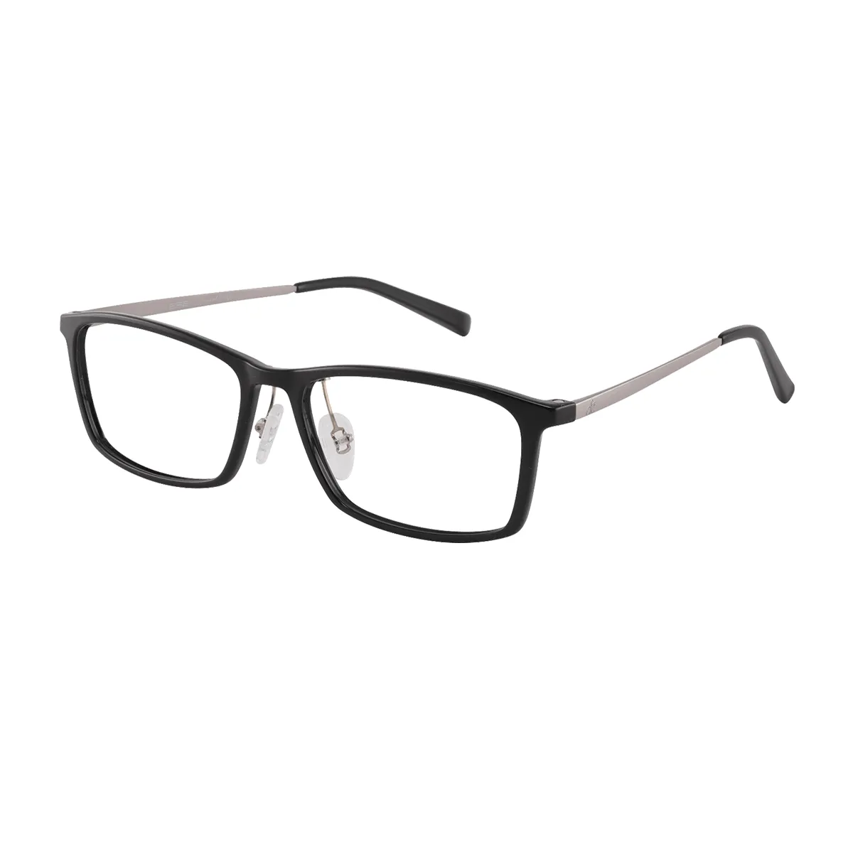 Alven - Rectangle Black Glasses for Men & Women - EFE