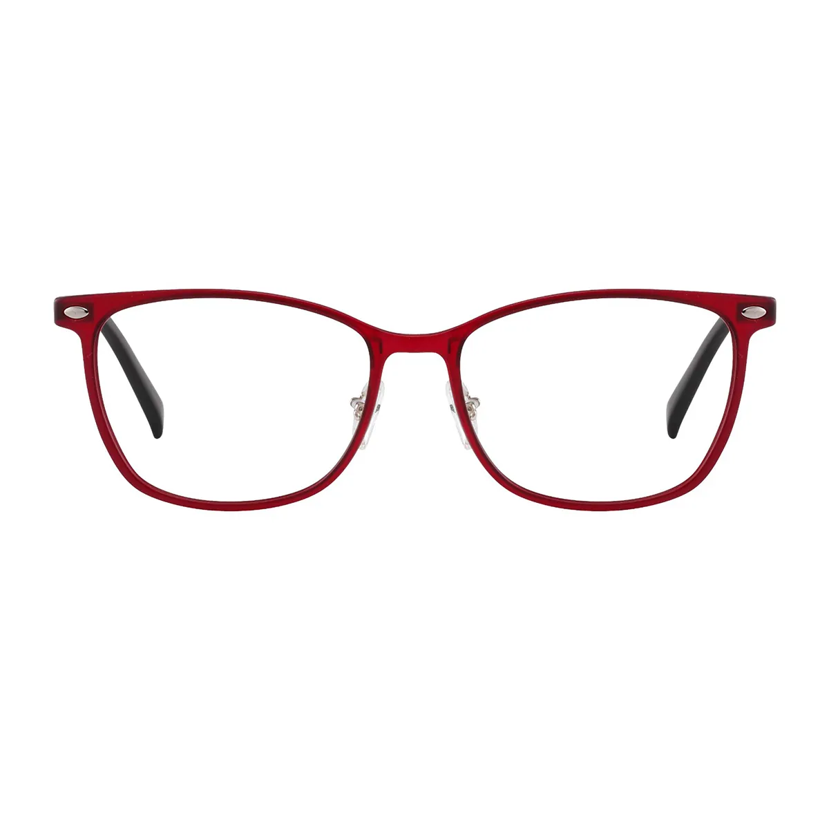 Fashion Rectangle Black  Eyeglasses for Women