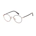Sheila - Round Gold Glasses for Women