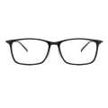 Carmel - Rectangle Black Glasses for Men & Women