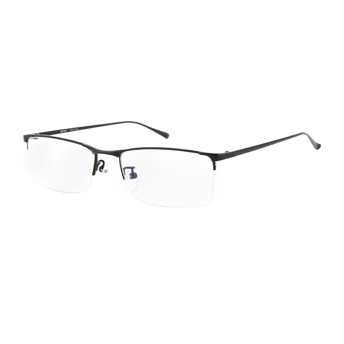 Balaam Rectangle Black Glasses For Men Efe 4554