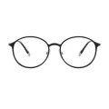 Kearns - Round Black Glasses for Men & Women