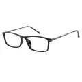 Ellis - Rectangle Black Glasses for Men & Women