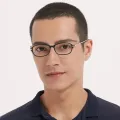Conner - Rectangle Brown Glasses for Men & Women