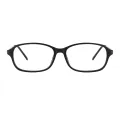 Conner - Rectangle Black Glasses for Men