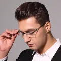 Felton - Browline Matt-Brown Glasses for Men