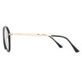 Avicenna - Aviator Gold black Glasses for Men & Women
