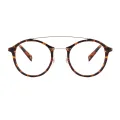 Antrobus - Round Tortoiseshell Glasses for Men & Women