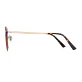 Hamm - Oval Brown Glasses for Men & Women