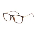 Elton - Rectangle Tortoiseshell Glasses for Men & Women