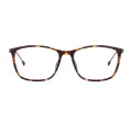 Elton - Rectangle Tortoiseshell Glasses for Men & Women