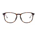 Daugherty - Oval Tortoiseshell Glasses for Men & Women