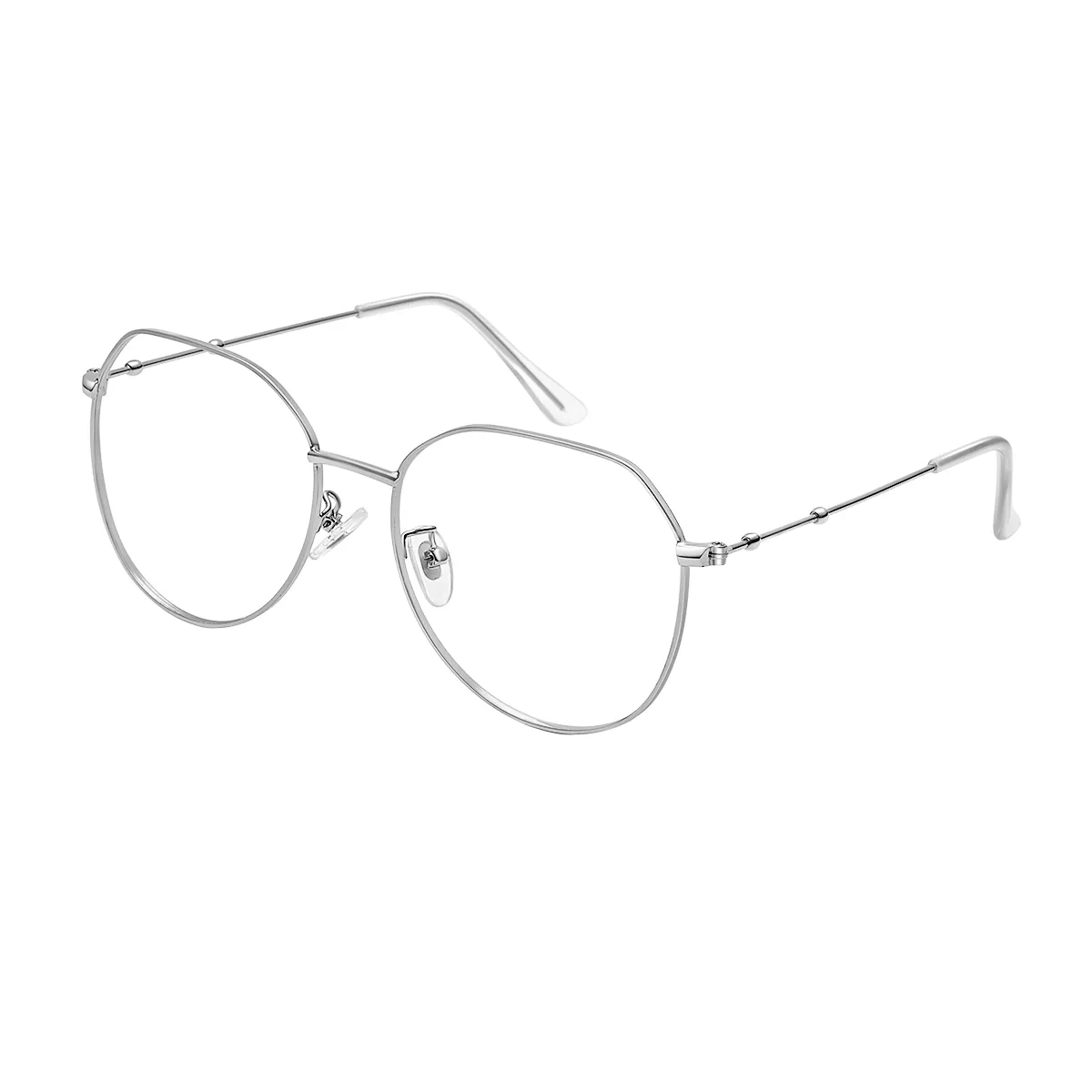 Arkle - Aviator Silver Glasses for Men & Women
