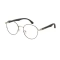 Cyril - Round Black-Silver Glasses for Men