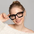 Granada - Square Tortoiseshell Glasses for Men & Women