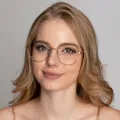 Elsa - Geometric Black Glasses for Women