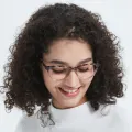 Benny - Cat-eye Brown-Tortoiseshell Glasses for Women