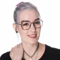 Jillian - Square Purple Glasses for Women