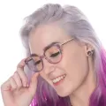 Darleen - Cat-eye Pink Glasses for Women
