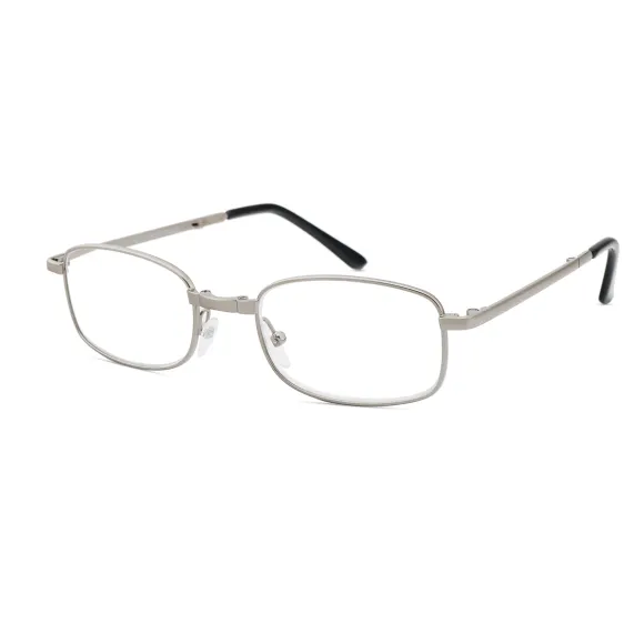 rectangle silver reading glasses