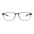 Alanni - Rectangle Gray Reading Glasses for Men & Women