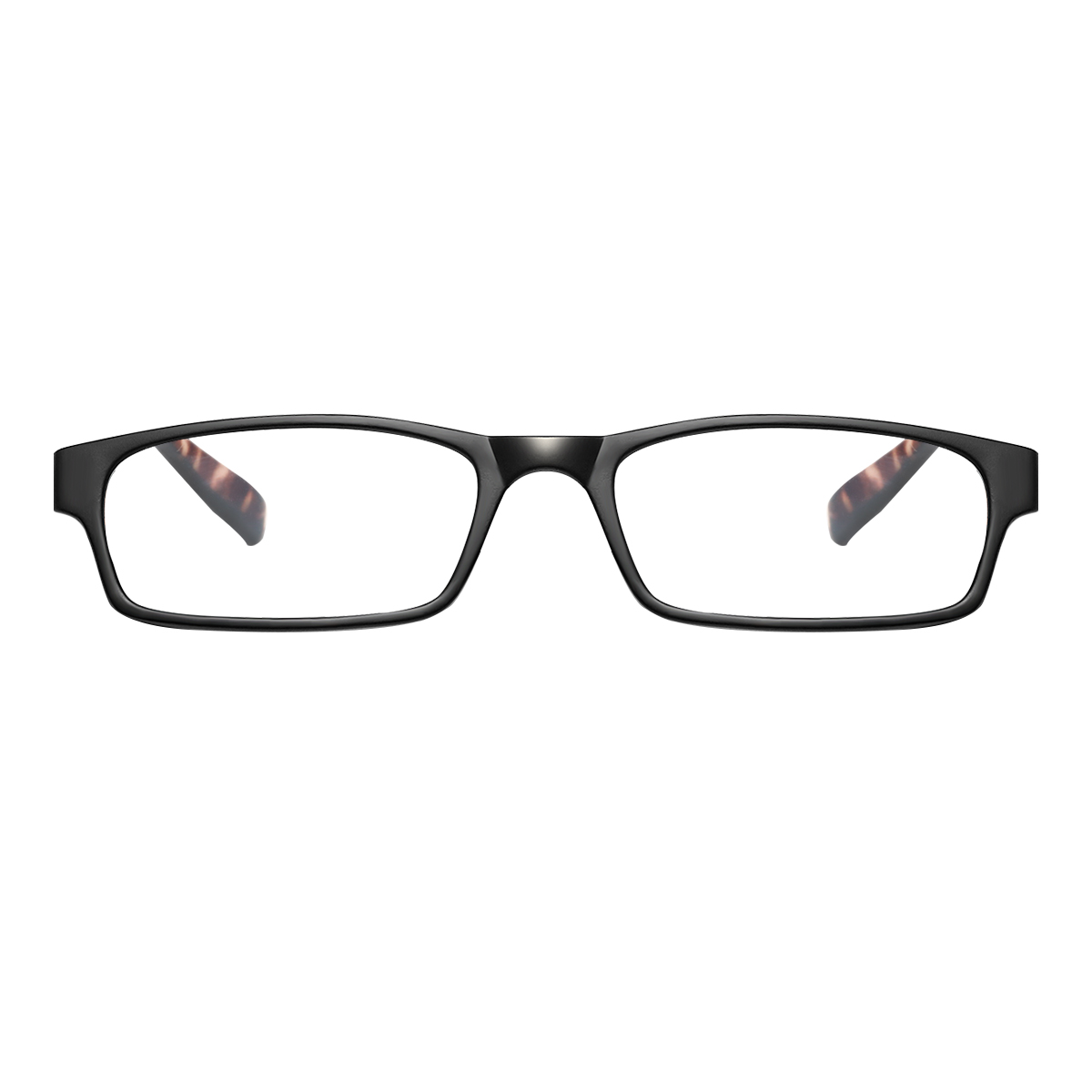 rectangle black-demi reading-glasses