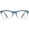 Bias - Square Blue Reading Glasses for Men & Women
