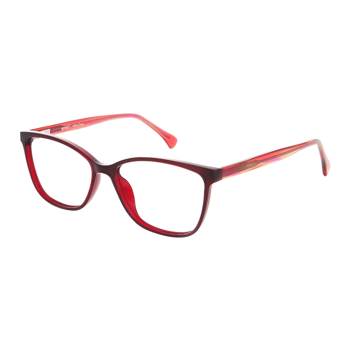 Tanais - Square Red Reading Glasses for Women
