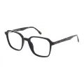 Syme - Rectangle Black Reading Glasses for Men & Women