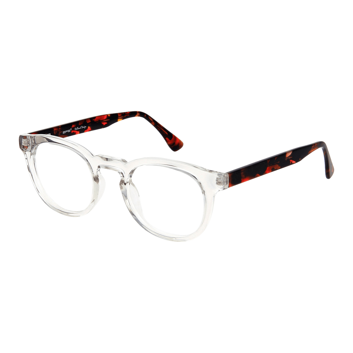 Malis - Round Transparent Reading Glasses for Women