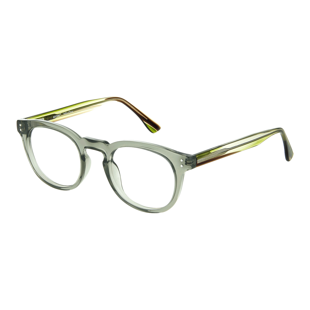 Malis - Round Green Reading Glasses for Women
