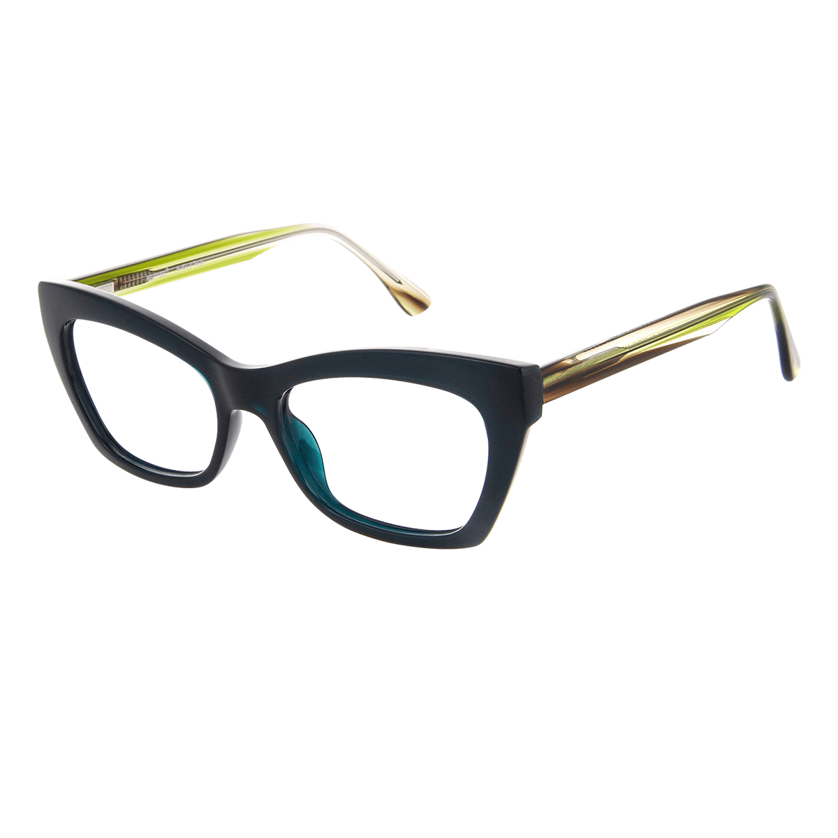 Scione - Cat-eye Green Reading Glasses for Women