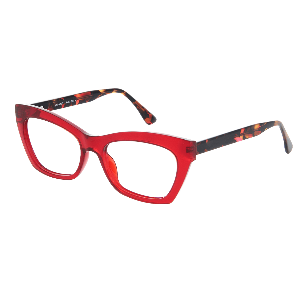 Scione - Cat-eye Red Reading Glasses for Women